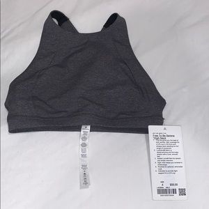 Lulu Free to be serene high neck sports bra